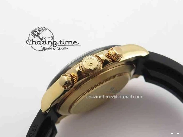 MiroTime 0407 Sustainable Daytona 116515 JF 1:1 Best Edition White Dial On Black Rubber Strap A 3654